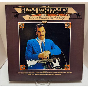 1981 Liberty Vinyl Record Slim Whitman Ghost Riders in the Sky LP